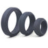 Smooth Silicone Triple Cock Ring Set